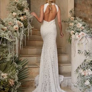 Lulu’s LOVE EVERLASTING lace wedding dress!